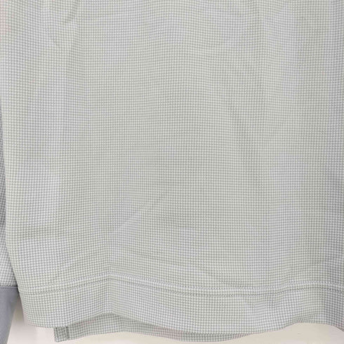 FootJoy  チェック ロゴワッペン刺繍 長袖ポロシャツ メンズ JPN:M